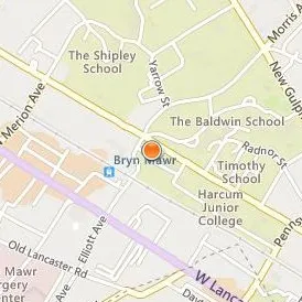 Harcum College Location Map - Street View