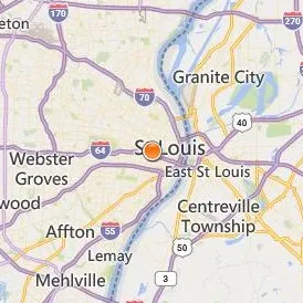 Harris Stowe State University Location Map - City View