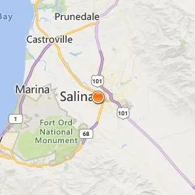 Hartnell College Location Map - City View