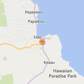 Hawaii Community College Location Map - City View