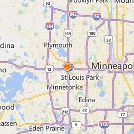 Herzing University Minneapolis Location Map - City View