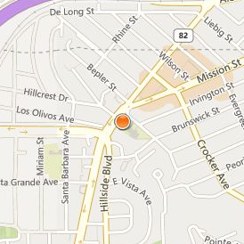 Hilltop Beauty School Location Map - Street View