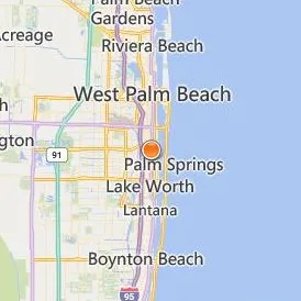 Hollywood Institute of Beauty Careers West Palm Beach Location Map - City View