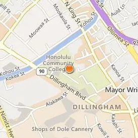 Honolulu Community College Location Map - Street View