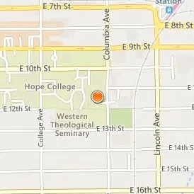 Hope College Location Map - Street View