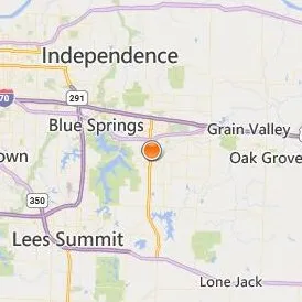 House of Heavilin Beauty College Blue Springs Location Map - City View
