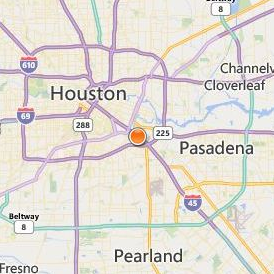 Houston Training School Gulfgate Location Map - City View