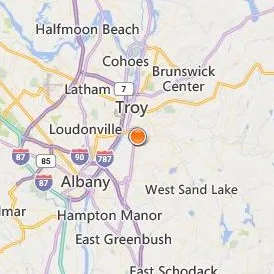 Hudson Valley Community College Location Map - City View