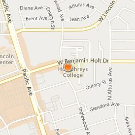 Humphreys College Stockton and Modesto es Location Map - Street View