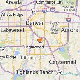 Iliff School of Theology Location Map - City View