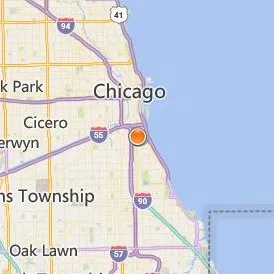 Illinois College of Optometry Location Map - City View