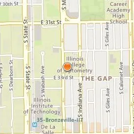 Illinois College of Optometry Location Map - Street View