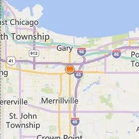 Indiana University Northwest Location Map - City View