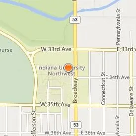 Indiana University Northwest Location Map - Street View
