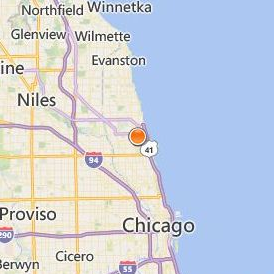 Institute for Clinical Social Work Location Map - City View