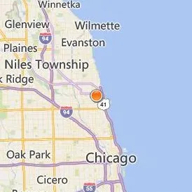 Institute for Clinical Social Work Location Map - City View