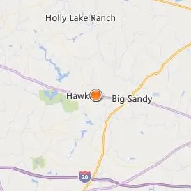 Jarvis Christian University Location Map - City View