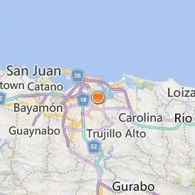 Dewey University Hato Rey Location Map - City View