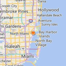 Johnson & Wales University North Miami Location Map - City View