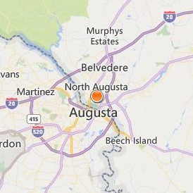 Kenneth Shuler School of Cosmetology North Augusta Location Map - City View