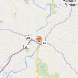 Kittanning Beauty Academy Location Map - City View