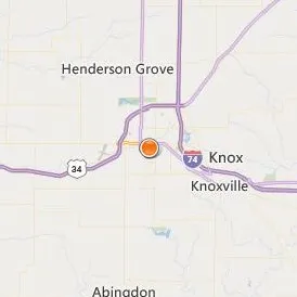 Knox College Location Map - City View