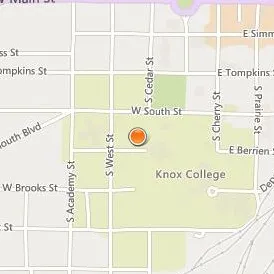 Knox College Location Map - Street View