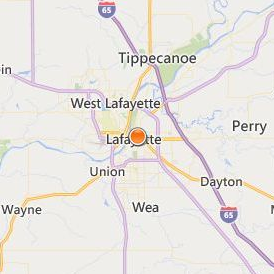 Tricoci University of Beauty Culture Lafayette Location Map - City View