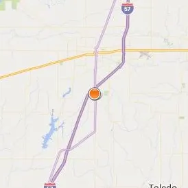 Lake Land College Location Map - City View