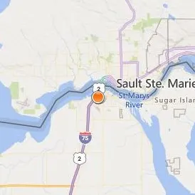 Lake Superior State University Location Map - City View