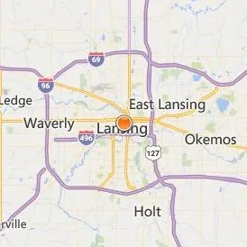 Lansing Community College Location Map - City View