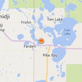 Leech Lake Tribal College Location Map - City View