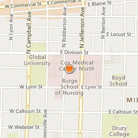 Cox College Location Map - Street View