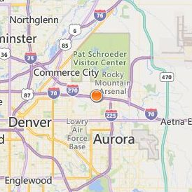 Lincoln College of Technology Denver Location Map - City View