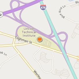 Lincoln Technical Institute Allentown Location Map - Street View