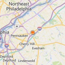 Lincoln Technical Institute Moorestown Location Map - City View