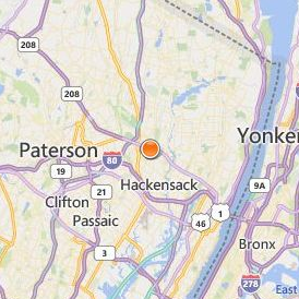 Lincoln Technical Institute Paramus Location Map - City View