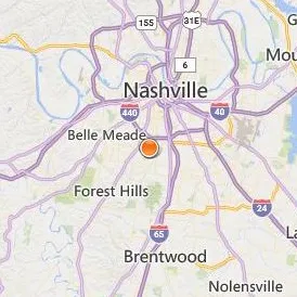 Lipscomb University Location Map - City View
