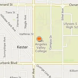 Los Angeles Valley College Location Map - Street View