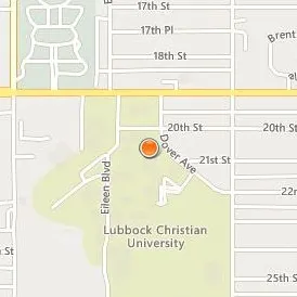 Lubbock Christian University Location Map - Street View