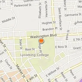 Lycoming College Location Map - Street View