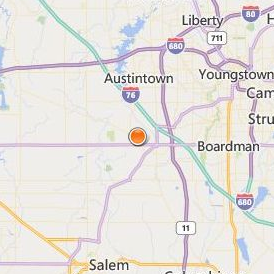 Mahoning County Career and Technical Center Location Map - City View