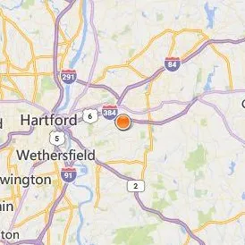 Manchester Community College Location Map - City View