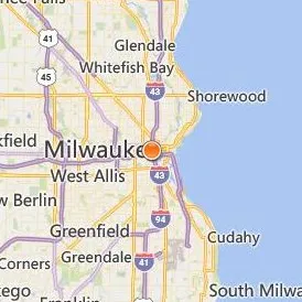 Marquette University Location Map - City View