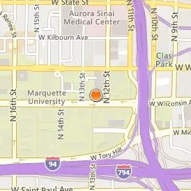 Marquette University Location Map - Street View