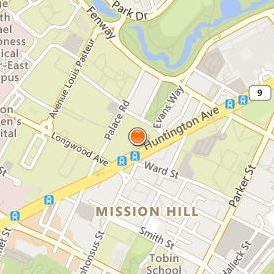 Massachusetts College of Art and Design Location Map - Street View