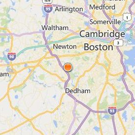 William James College Location Map - City View