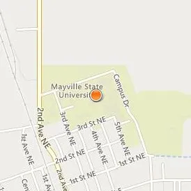 Mayville State University Location Map - Street View