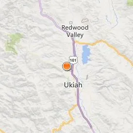 Mendocino College Location Map - City View
