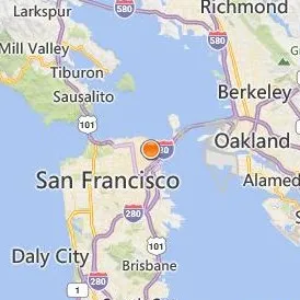Miami Ad School San Francisco Location Map - City View